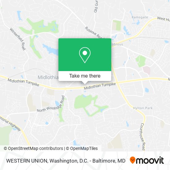 Mapa de WESTERN UNION