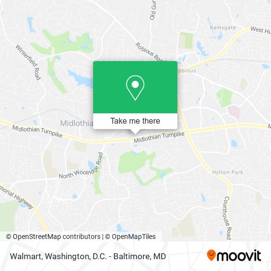 Mapa de Walmart