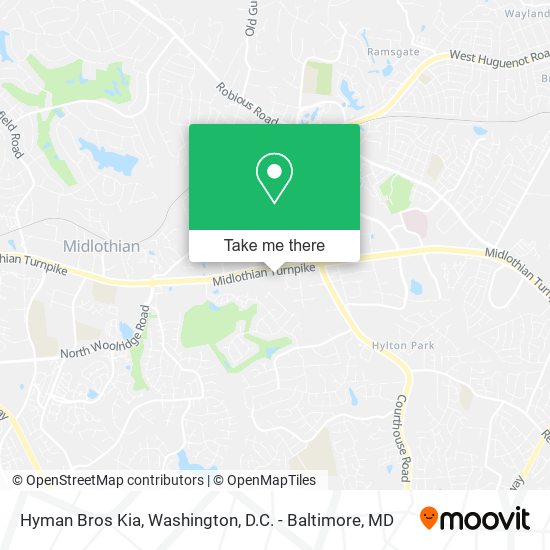 Hyman Bros Kia map