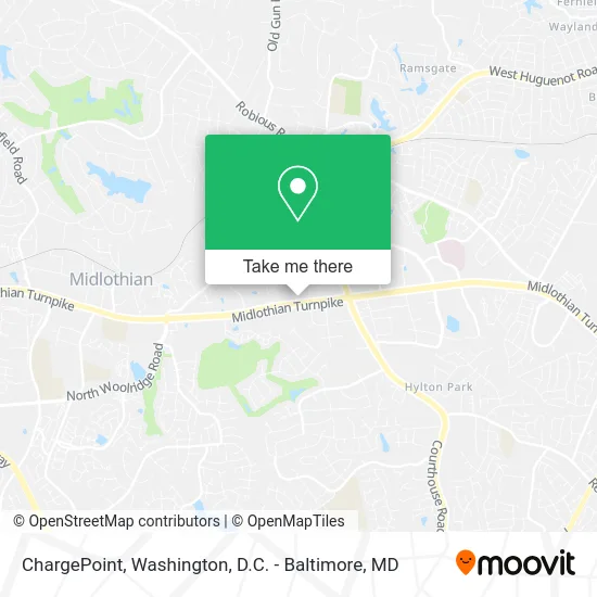 ChargePoint map