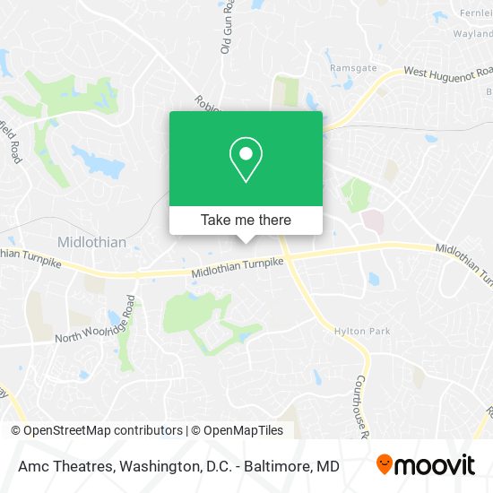 Amc Theatres map