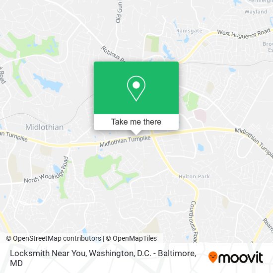 Locksmith Near You map
