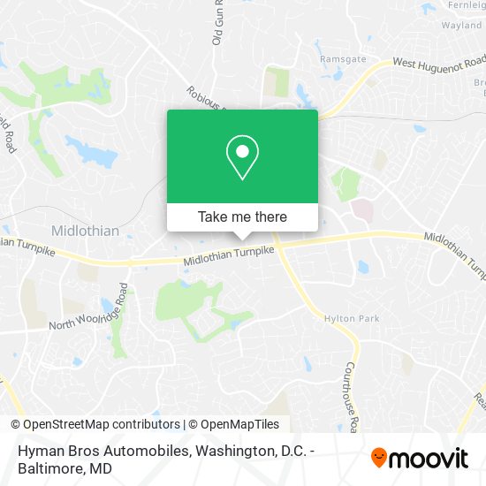 Hyman Bros Automobiles map