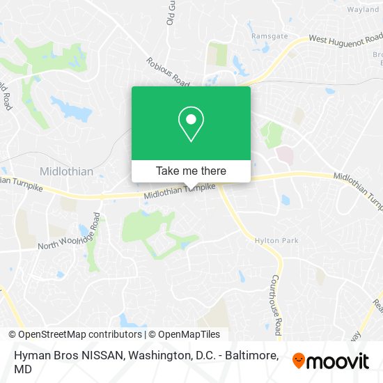 Hyman Bros NISSAN map