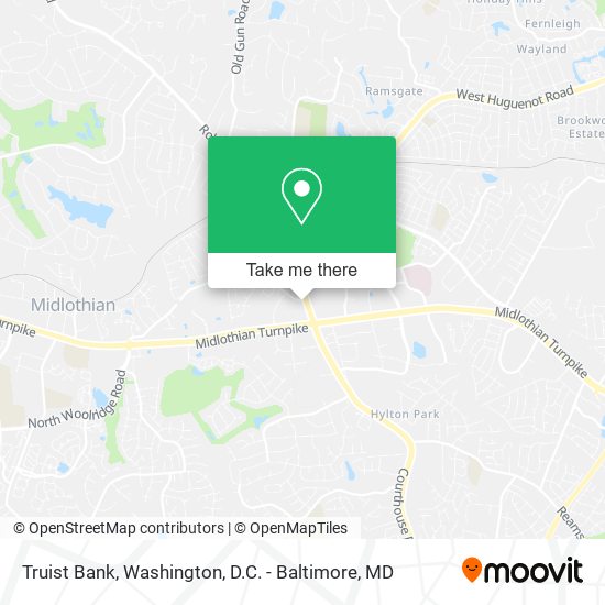 Truist Bank map