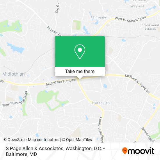 S Page Allen & Associates map