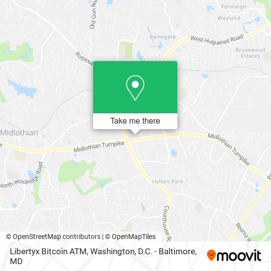 Libertyx Bitcoin ATM map