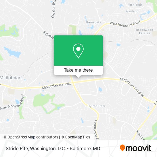 Stride Rite map