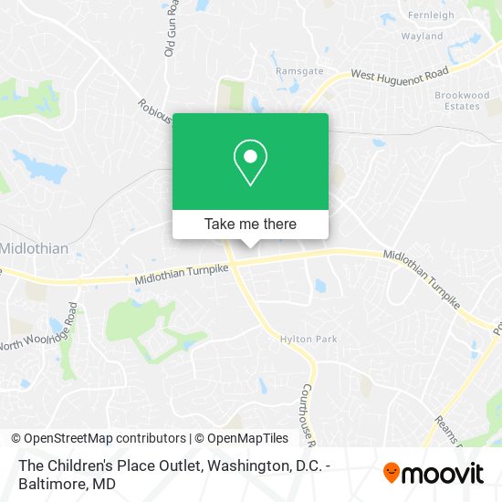 Mapa de The Children's Place Outlet