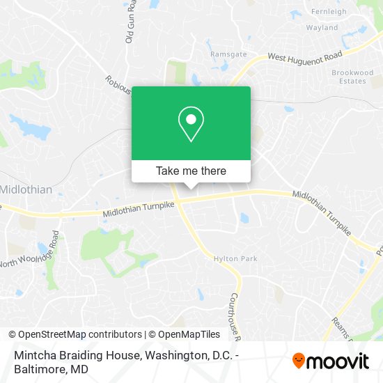 Mapa de Mintcha Braiding House