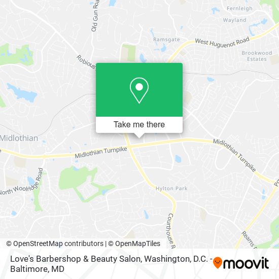 Love's Barbershop & Beauty Salon map