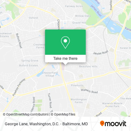 Mapa de George Lane