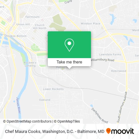 Chef Maura Cooks map