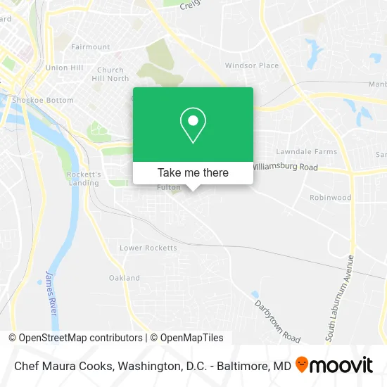 Chef Maura Cooks map