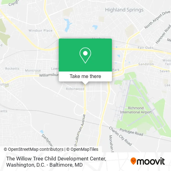 The Willow Tree Child Development Center map