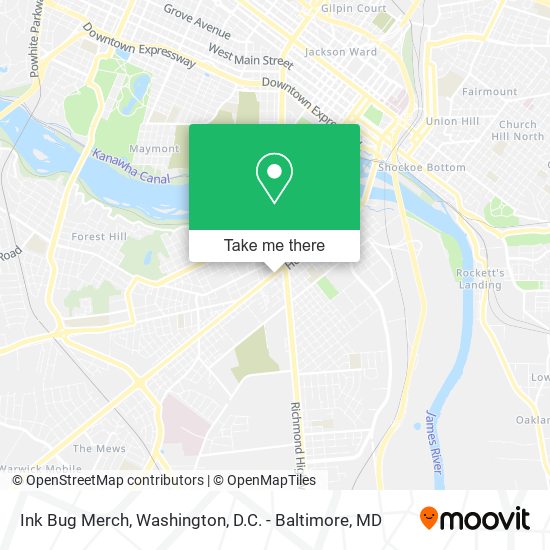 Ink Bug Merch map