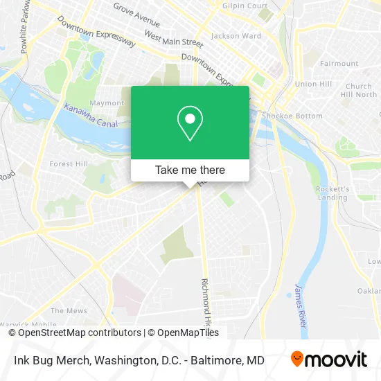 Ink Bug Merch map