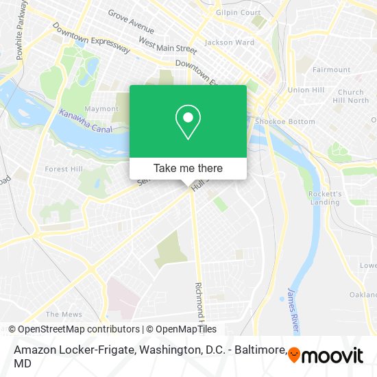 Amazon Locker-Frigate map