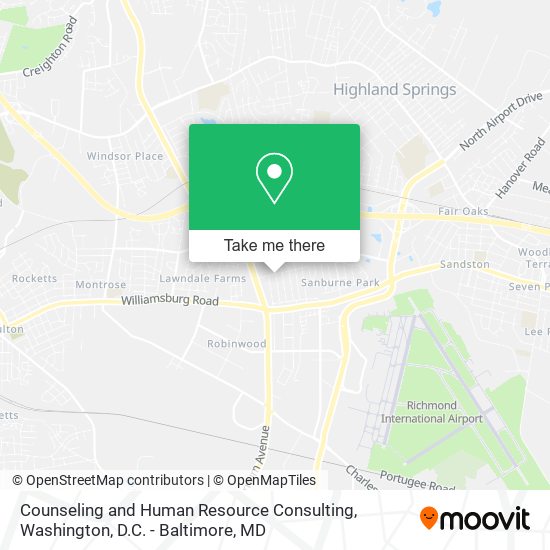 Counseling and Human Resource Consulting map