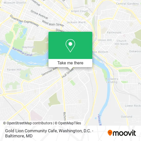 Gold Lion Community Cafe map