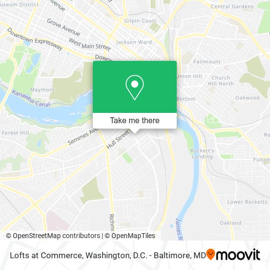 Lofts at Commerce map