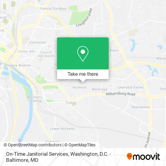 Mapa de On-Time Janitorial Services