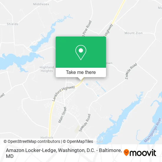 Amazon Locker-Ledge map