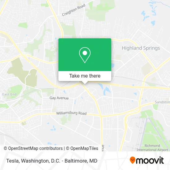 Tesla map