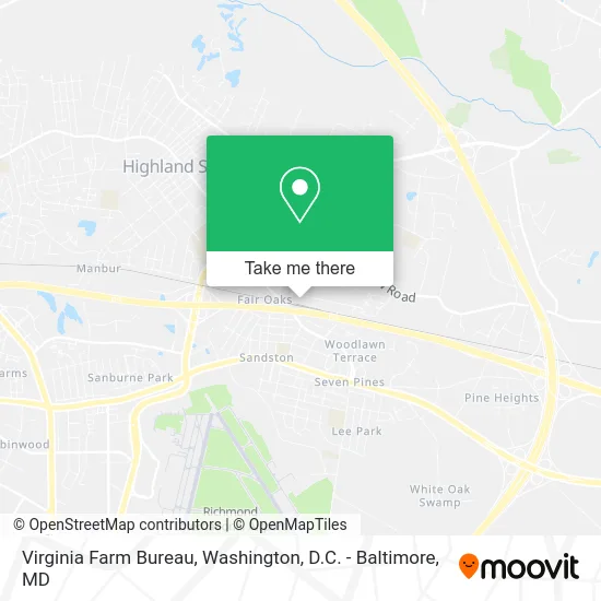Virginia Farm Bureau map