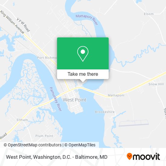 West Point map