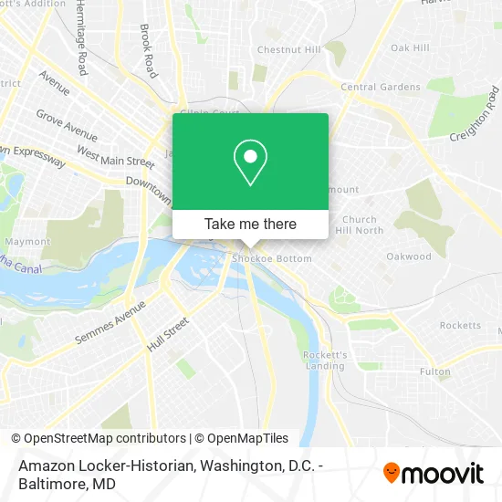 Amazon Locker-Historian map