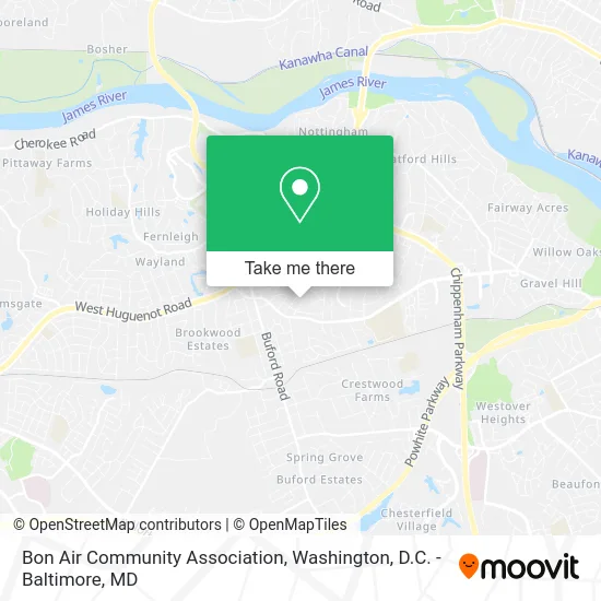 Bon Air Community Association map