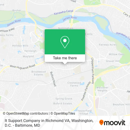 It Support Company in Richmond VA map