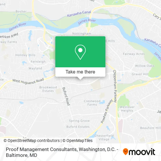 Proof Management Consultants map