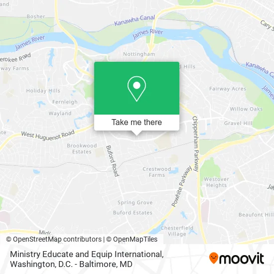 Ministry Educate and Equip International map