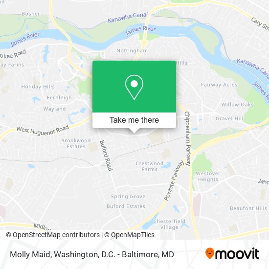 Mapa de Molly Maid