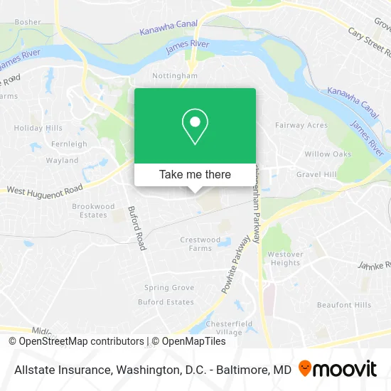 Allstate Insurance map