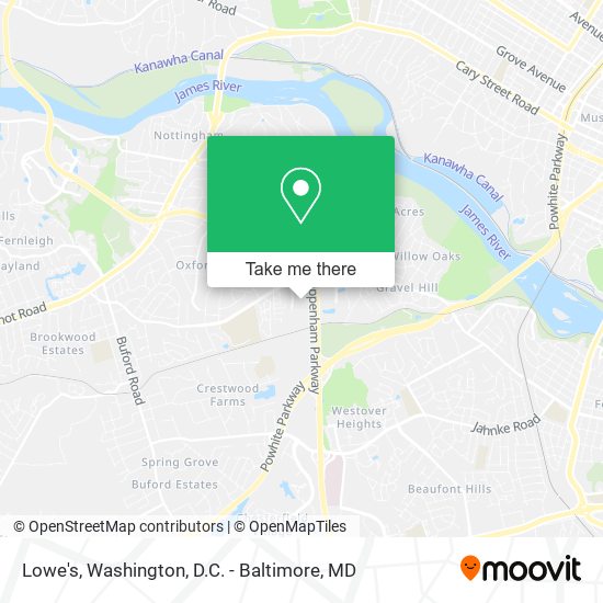 Lowe's map