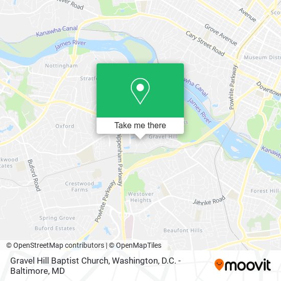 Mapa de Gravel Hill Baptist Church