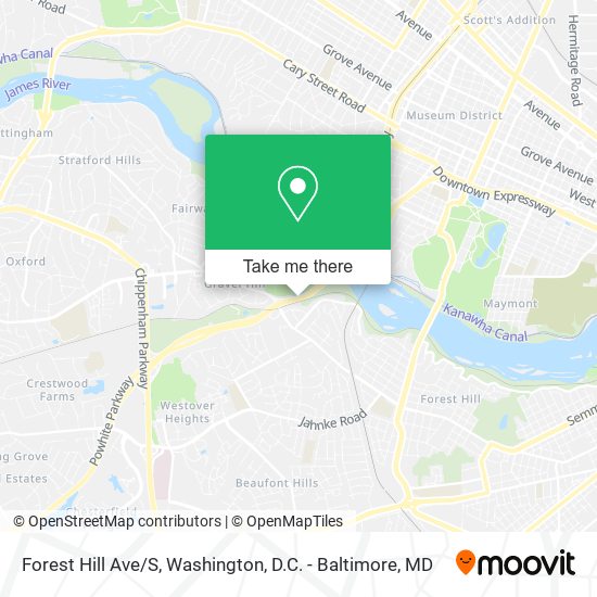 Forest Hill Ave/S map