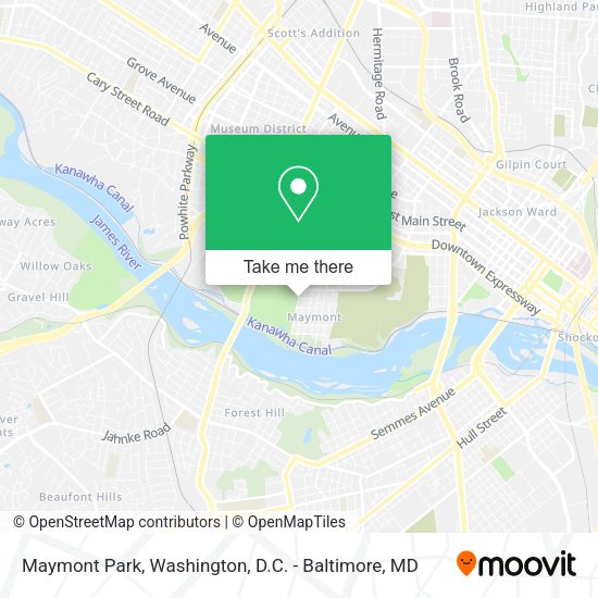 Maymont Park map