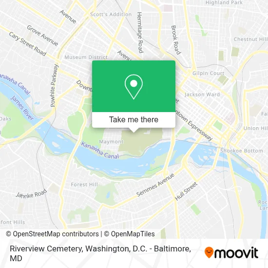 Riverview Cemetery map