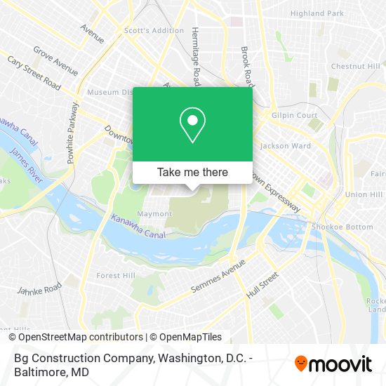 Bg Construction Company map