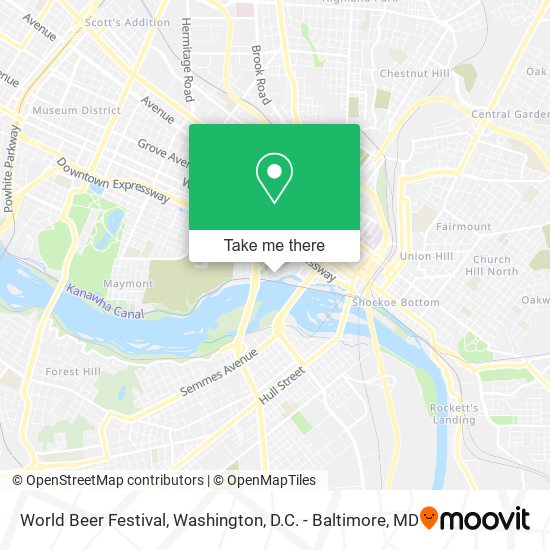 World Beer Festival map