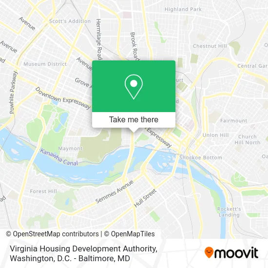 Virginia Housing Development Authority map