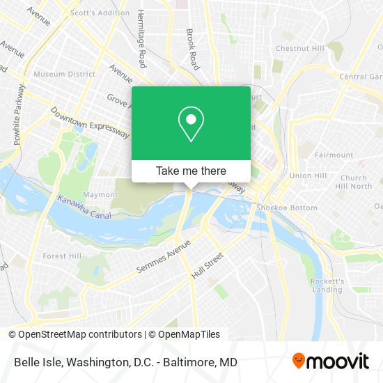 Belle Isle map