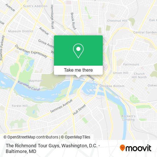 The Richmond Tour Guys map