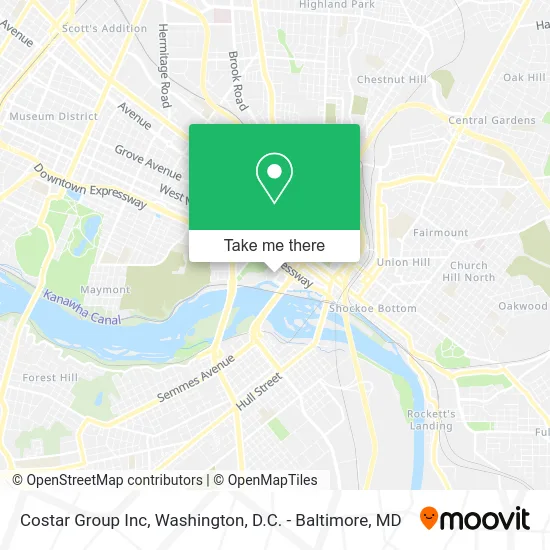 Costar Group Inc map
