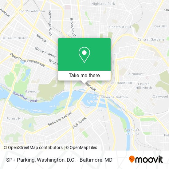 SP+ Parking map