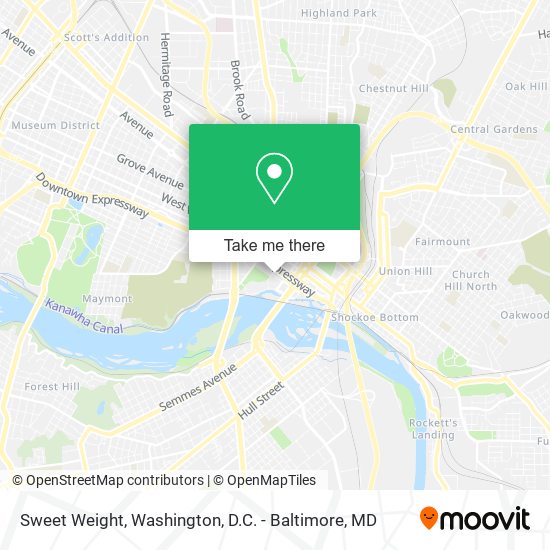 Sweet Weight map
